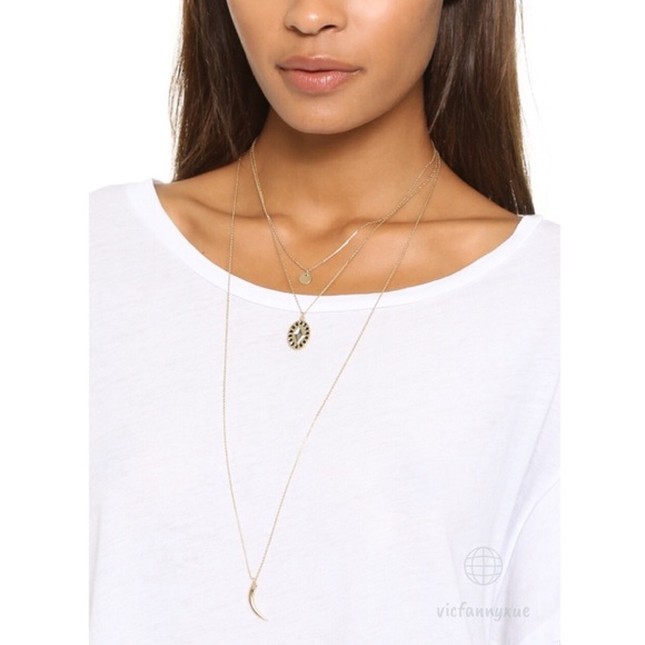 New Jules Smith soleil layered necklace - Picture 1 of 5